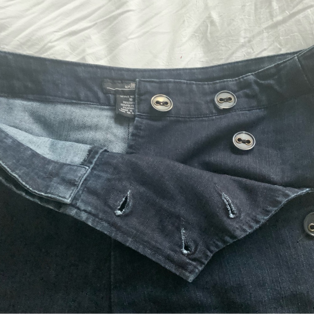 Willi Smith Denim Sailor Shorts Size 10 - Picture 3 of 8